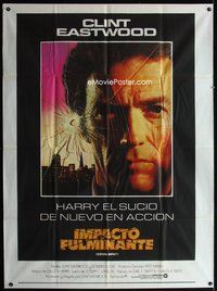 2f232 SUDDEN IMPACT Argentinean 43x58 '83 Clint Eastwood is at it again as Dirty Harry!