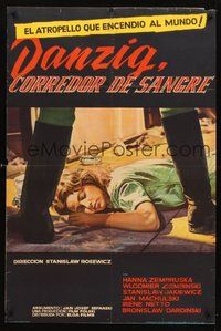 2f223 WOLNE MIASTO Argentinean '59 Stanislaw Rozewicz Polish World War II movie, cool art!