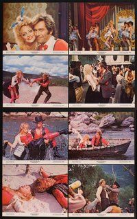2g318 DUCHESS & THE DIRTWATER FOX 8 color 11x14 stills '76 sexy Goldie Hawn & George Segal!