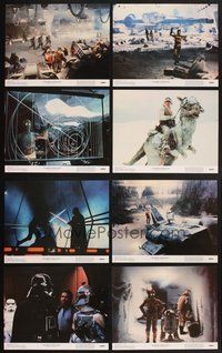 2g329 EMPIRE STRIKES BACK 8 color 11x14 stills '80 George Lucas, cool scenes from sci-fi classic!