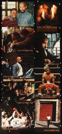 2g009 HURRICANE 9 color 11x14 stills '99 great images of boxer Denzel Washington!