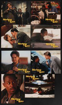 2g668 NOTHING TO LOSE 8 color 11x14 stills '97 Martin Lawrence, Tim Robbins!
