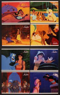 2g041 ALADDIN 8 LCs '92 classic Walt Disney Arabian fantasy cartoon, great images!