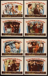 2g098 BEST THINGS IN LIFE ARE FREE 8 LCs '56 Michael Curtiz, Gordon MacRae, Sheree North!