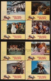2g218 CHITTY CHITTY BANG BANG 8 LCs '69 Dick Van Dyke & sexy Sally Ann Howes!