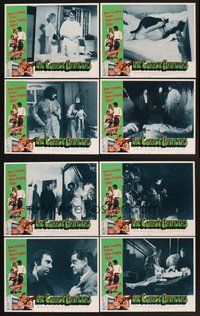 2g239 CORPSE GRINDERS 8 LCs '71 Ted V. Mikels, Sean Kenney, Monika Kelly, gruesome!
