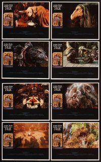 2g267 DARK CRYSTAL 8 LCs '82 Jim Henson, Frank Oz, Richard Amsel fantasy border art!