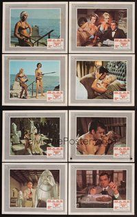 2g277 DEADLIER THAN THE MALE 8 LCs '67 sexy Elke Sommer, Sylva Koscina & Suzanna Leigh!