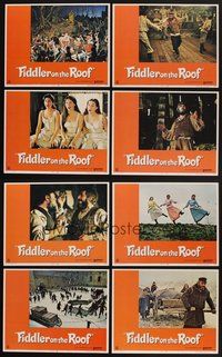 2g357 FIDDLER ON THE ROOF 8 LCs '72 Topol, Norma Crane, Leonard Frey, directed by Norman Jewison!