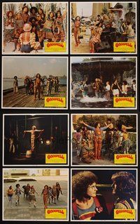 2g428 GODSPELL 8 LCs '73 David Greene classic religious musical, great images of cast!