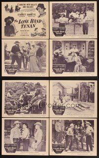 2g588 LONE HAND TEXAN 8 LCs '47 Charles Starrett as Durango Kid, Smiley Burnette, Mustard & Gravy!