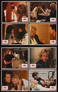 2g635 MORNING AFTER 8 LCs '86 Sidney Lumet, wild images of Jane Fonda & Jeff Bridges!