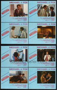2g793 SECRET OF MY SUCCESS 8 LCs '87 wacky Michael J. Fox w/sexy Helen Slater, Richard Jordan!