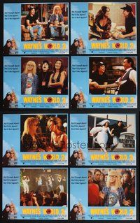 2g964 WAYNE'S WORLD 2 8 LCs '93 Mike Myers, Dana Carvey, Walken, from Saturday Night Live sketch!