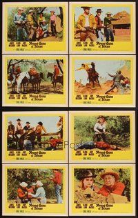 2g995 YOUNG GUNS OF TEXAS 8 LCs '63 teen cowboys James Mitchum, Alana Ladd & Jody McCrea!