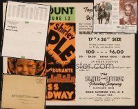 2h015 LOT OF 2 PROMO ITEMS '30s for cool pictorial window cards & 5x7 color photos!