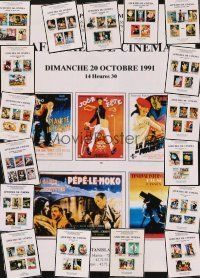 2h023 LOT OF 18 FRENCH POSTER AUCTION CATALOGS '90s Affiches de Cinema, many wonderful images!