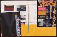 2h027 LOT OF CINERAMA MAGAZINE & PROMO BROCHURE '90s shows Seattle's renovated theater!