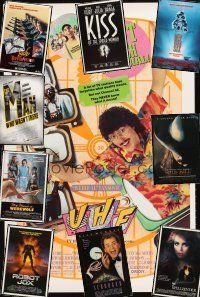 2h060 LOT OF 21 UNFOLDED AND FORMERLY FOLDED ONE-SHEETS '83 - '01 UHF, Scrooged & lots more!