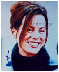 2h288 KATE BECKINSALE signed color 8x10 REPRO still '02 close up of the pretty English actress!