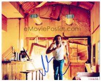 2h301 NICOLAS CAGE signed color 8x10 REPRO still '03 running from explosion from Con Air!