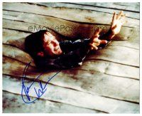 2h304 ROBIN WILLIAMS signed color 8x10 REPRO still '00s cool image sinking into floor from Jumanji!