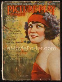 2h102 PICTURE PLAY magazine August 1920 great artwork of pretty smiling Viola Dana!