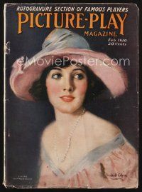 2h099 PICTURE PLAY magazine February 1920 art of pretty Elaine Hammerstein by Haskell Coffin!