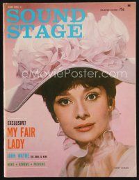 2h141 SOUND STAGE vol 1 no 1 magazine December 1964 Audrey Hepburn from My Fair Lady by Bud Fraker!