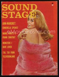 2h144 SOUND STAGE magazine June 1965 great portrait of sexiest Ann-Margret wrapped in pink fur!