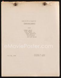 2h232 FRONTIER BADMEN continuity & dialogue script July 25, 1943, screenplay by Cox & Geraghty!