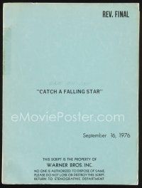 2h244 ONE ON ONE revised final draft script Sept 16, 1976, screenplay by Robby Benson & Jerry Segal