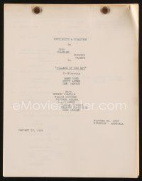 2h247 PILLARS OF THE SKY continuity & dialogue script January 27, 1956, screenplay by Sam Rolfe!