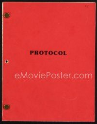 2h250 PROTOCOL second revised draft script March 14, 1984, screenplay by Buck Henry!