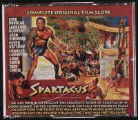 2h349 SPARTACUS soundtrack CD '90s the complete original film score by Alex North!