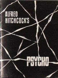 2h379 PSYCHO Danish program '61 Janet Leigh, Anthony Perkins, Alfred Hitchcock, different!