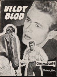2h381 REBEL WITHOUT A CAUSE Danish program '58 Nicholas Ray, James Dean, cool different images!