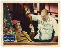 2j014 ABBOTT & COSTELLO MEET THE INVISIBLE MAN LC #4 '51 Paul Maxey tries to hypnotize Lou!