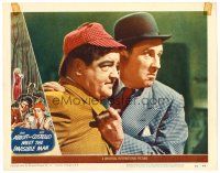 2j015 ABBOTT & COSTELLO MEET THE INVISIBLE MAN LC #5 '51 best close up of scared Bud & Lou!