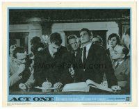 2j025 ACT ONE LC #4 '64 crowd gathers around handsome George Hamilton as Moss Hart!