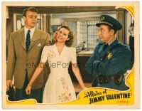 2j029 AFFAIRS OF JIMMY VALENTINE LC '42 Roscoe Ates watches Dennis O'Keefe grab Ruth Terry's ear!