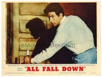 2j035 ALL FALL DOWN LC #2 '62 young Warren Beatty isn't man enough to be faithful to one woman!