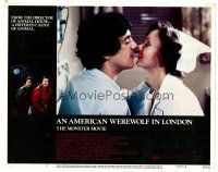 2j039 AMERICAN WEREWOLF IN LONDON LC #7 '81 David Naughton about to kiss nurse Jenny Agutter!