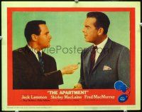 2j049 APARTMENT LC #7 '60 Billy Wilder, Jack Lemmon giving key to Fred MacMurray!