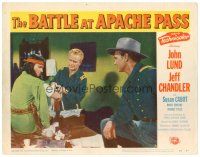 2j071 BATTLE AT APACHE PASS LC #8 '52 Regis Toomey bandages Native American Jeff Chandler as Cochise