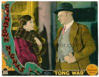 2j181 CHINATOWN NIGHTS LC '29 William Wellman, close up of Wallace Beery staring at Florence Vidor!