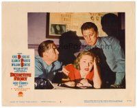 2j230 DETECTIVE STORY LC #6 '51 Kirk Douglas & Horace McMahon comforts distressed Eleanor Parker!