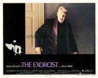 2j265 EXORCIST LC #2 '74 William Friedkin, best close up of Max Von Sydow as Father Merrin!