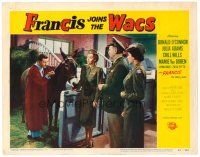 2j295 FRANCIS JOINS THE WACS LC #5 '54 Donald O'Connor & the talking mule with soldiers!
