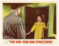 2j322 GIRL WHO HAD EVERYTHING LC #2 '53 Elizabeth Taylor tells William Powell she's going back!
